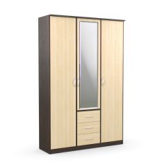 Шкаф комбинированный Дуэт Люкс с зеркалом в Нижневартовске - nizhnevartovsk.mebel24.online | фото 2