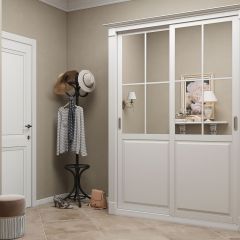 Шкаф-купе 1500 серии NEW CLASSIC K4+K4+B2+PL4 (2 ящика+F обр. штанга) профиль «Капучино» в Нижневартовске - nizhnevartovsk.mebel24.online | фото 1