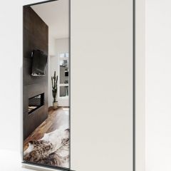 Шкаф-купе 1600 серии SOFT D1+D3+B2+PL1 (2 ящика+1штанга) профиль «Графит» в Нижневартовске - nizhnevartovsk.mebel24.online | фото 2