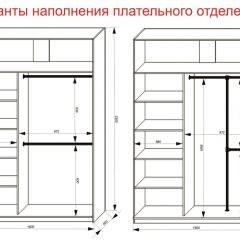 Шкаф-купе 1600 серии SOFT D6+D4+B2+PL2 (2 ящика+1штанга+1 полка) профиль «Капучино» в Нижневартовске - nizhnevartovsk.mebel24.online | фото 9