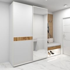 Шкаф-купе 1600 серии SOFT D6+D4+B2+PL2 (2 ящика+1штанга+1 полка) профиль «Капучино» в Нижневартовске - nizhnevartovsk.mebel24.online | фото 5