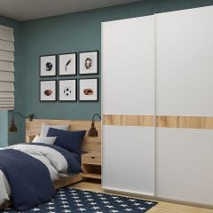 Шкаф-купе 1800 серии SOFT D6+D6+B2+PL3 (2 ящика+2штанги) профиль «Капучино» в Нижневартовске - nizhnevartovsk.mebel24.online | фото 5