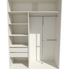 Шкаф-купе 1800 серии SOFT D8+D2+B2+PL4 (2 ящика+F обр.штанга) профиль «Капучино» в Нижневартовске - nizhnevartovsk.mebel24.online | фото 2