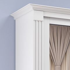 Шкаф-купе 2150 серии NEW CLASSIC K1+K1+K1+B22+PL4 (по 2 ящика лев/прав+F обр.штанга) профиль «Капучино» в Нижневартовске - nizhnevartovsk.mebel24.online | фото 4