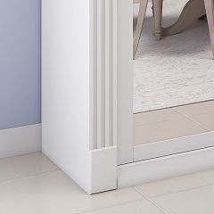 Шкаф-купе 2150 серии NEW CLASSIC K1+K1+K1+B22+PL4 (по 2 ящика лев/прав+F обр.штанга) профиль «Капучино» в Нижневартовске - nizhnevartovsk.mebel24.online | фото 5