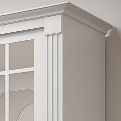 Шкаф-купе 2150 серии NEW CLASSIC K5+K5+K5+B22+PL3 (по 2 ящика лев/прав+1 штанга+1полка) профиль «Капучино» в Нижневартовске - nizhnevartovsk.mebel24.online | фото 4