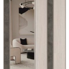 Шкаф-купе 2250 серии SILVER S5+S1+S5 B22+PL2 (по 2 ящика лев/прав+1 штанга+1 полка) профиль «Серебро» в Нижневартовске - nizhnevartovsk.mebel24.online | фото 10