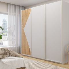 Шкаф-купе 2400 серии SOFT D7+D3+D3+B22+PL4 (по 2 ящика лев/прав+2штанги) профиль «Капучино» в Нижневартовске - nizhnevartovsk.mebel24.online | фото 5