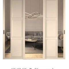 Шкаф-купе 2450 серии NEW CLASSIC K1+K1+K1+B22+PL4 (по 2 ящика лев/прав+F обр.штанга) профиль «Капучино» в Нижневартовске - nizhnevartovsk.mebel24.online | фото 15