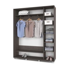 РОЛАНД Шкаф-купе Анкор темный (450*1800) Р481 в Нижневартовске - nizhnevartovsk.mebel24.online | фото 2