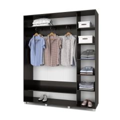 РОЛАНД Шкаф-купе Венге (450*1800) Р481 в Нижневартовске - nizhnevartovsk.mebel24.online | фото 2