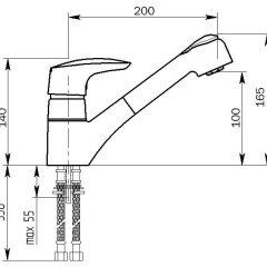 Смеситель MS-010 в Нижневартовске - nizhnevartovsk.mebel24.online | фото 2