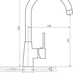 Смеситель MS-014 в Нижневартовске - nizhnevartovsk.mebel24.online | фото 2