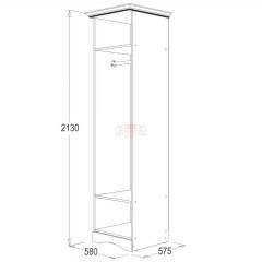 Спальный гарнитур Ольга-1Н (модульная) в Нижневартовске - nizhnevartovsk.mebel24.online | фото 7