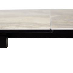 Стол IVAR 180 MARBLES KL-80 Серый мрамор, итальянская керамика, ®DISAUR в Нижневартовске - nizhnevartovsk.mebel24.online | фото 2