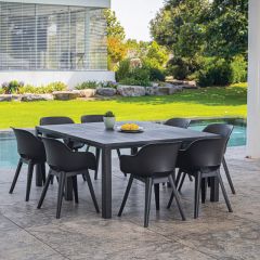 Стол раскладной Джули (Julie Double table 2 configurations) Графит в Нижневартовске - nizhnevartovsk.mebel24.online | фото 7