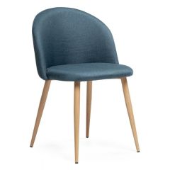 Стул на металлокаркасе Aldo blue / wood в Нижневартовске - nizhnevartovsk.mebel24.online | фото