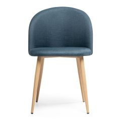 Стул на металлокаркасе Aldo blue / wood в Нижневартовске - nizhnevartovsk.mebel24.online | фото 2