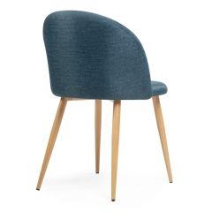 Стул на металлокаркасе Aldo blue / wood в Нижневартовске - nizhnevartovsk.mebel24.online | фото 4