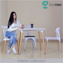 Стул Barneo N-220 интерьерный кухонный белый в Нижневартовске - nizhnevartovsk.mebel24.online | фото 2