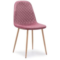 Стул на металлокаркасе Capri pink / wood в Нижневартовске - nizhnevartovsk.mebel24.online | фото