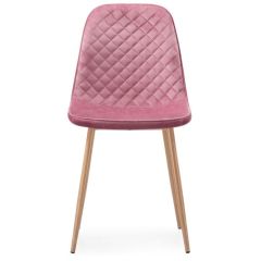 Стул на металлокаркасе Capri pink / wood в Нижневартовске - nizhnevartovsk.mebel24.online | фото 2