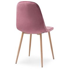 Стул на металлокаркасе Capri pink / wood в Нижневартовске - nizhnevartovsk.mebel24.online | фото 4