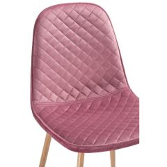 Стул на металлокаркасе Capri pink / wood в Нижневартовске - nizhnevartovsk.mebel24.online | фото 5