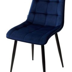 Стул CHIC BLUVEL-86 NAVY BLUE / черный каркас М-City в Нижневартовске - nizhnevartovsk.mebel24.online | фото