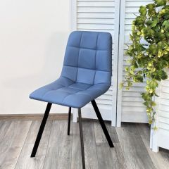 Стул CHILLI-Q SQUARE Oracul 795 Синий, экокожа PU / черный каркас, М-City в Нижневартовске - nizhnevartovsk.mebel24.online | фото 6