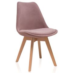 Стул деревянный Bonuss light purple / wood в Нижневартовске - nizhnevartovsk.mebel24.online | фото