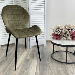 Стул FLOWER BLUVEL-77 ASH GREEN, велюр М-City в Нижневартовске - nizhnevartovsk.mebel24.online | фото 6