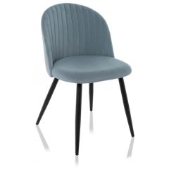 Стул на металлокаркасе Gabi 1 light blue / black в Нижневартовске - nizhnevartovsk.mebel24.online | фото 2