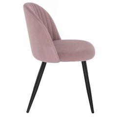 Стул на металлокаркасе Gabi 1 light purple / black в Нижневартовске - nizhnevartovsk.mebel24.online | фото 2