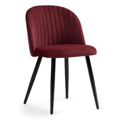 Стул на металлокаркасе Gabi 1 wine red / black в Нижневартовске - nizhnevartovsk.mebel24.online | фото