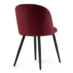 Стул на металлокаркасе Gabi 1 wine red / black в Нижневартовске - nizhnevartovsk.mebel24.online | фото 3