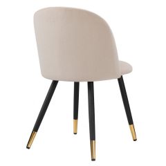 Стул на металлокаркасе Gabi beige / black / gold в Нижневартовске - nizhnevartovsk.mebel24.online | фото 2