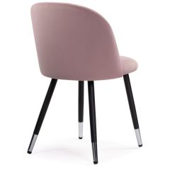 Стул на металлокаркасе Gabi light purple / black в Нижневартовске - nizhnevartovsk.mebel24.online | фото 4