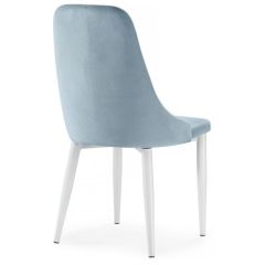 Стул на металлокаркасе Kora light blue / white в Нижневартовске - nizhnevartovsk.mebel24.online | фото 4