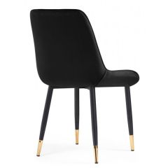 Стул на металлокаркасе Seda-1 black / gold / black в Нижневартовске - nizhnevartovsk.mebel24.online | фото 5