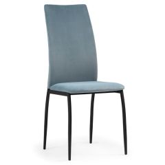 Стул на металлокаркасе Tod light blue / black в Нижневартовске - nizhnevartovsk.mebel24.online | фото 3