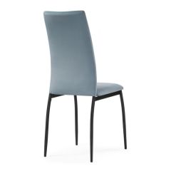 Стул на металлокаркасе Tod light blue / black в Нижневартовске - nizhnevartovsk.mebel24.online | фото 5