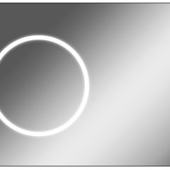 Зеркало Eclipse 100 black с подсветкой Sansa (SE1032Z) в Нижневартовске - nizhnevartovsk.mebel24.online | фото