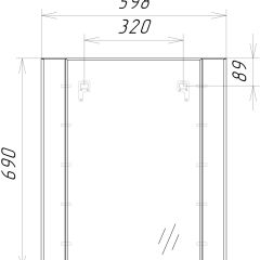 Зеркало Optima 60 Домино (DO1902Z) в Нижневартовске - nizhnevartovsk.mebel24.online | фото 8