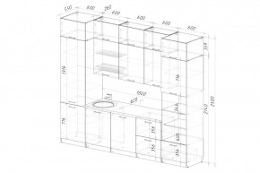 АЛЬБА Кухонный гарнитур Экстра 2 (3000 мм) в Нижневартовске - nizhnevartovsk.mebel24.online | фото 2