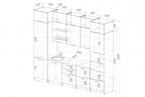 АЛЬБА Кухонный гарнитур Экстра (3000 мм) в Нижневартовске - nizhnevartovsk.mebel24.online | фото 2