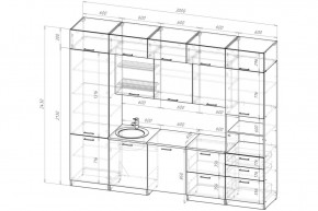 АНТИКА Кухонный гарнитур Экстра 5 (3000 мм) в Нижневартовске - nizhnevartovsk.mebel24.online | фото 2