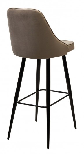 Барный стул NEPAL-BAR БЕЖЕВЫЙ #5, велюр/ черный каркас (H=78cm) М-City в Нижневартовске - nizhnevartovsk.mebel24.online | фото 2