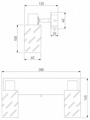 Бра Eurosvet Fente 20090/2 белый/хром в Нижневартовске - nizhnevartovsk.mebel24.online | фото 5