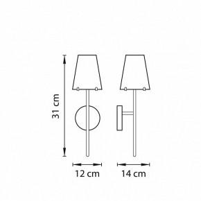 Бра Lightstar Diafano 758614 в Нижневартовске - nizhnevartovsk.mebel24.online | фото 4